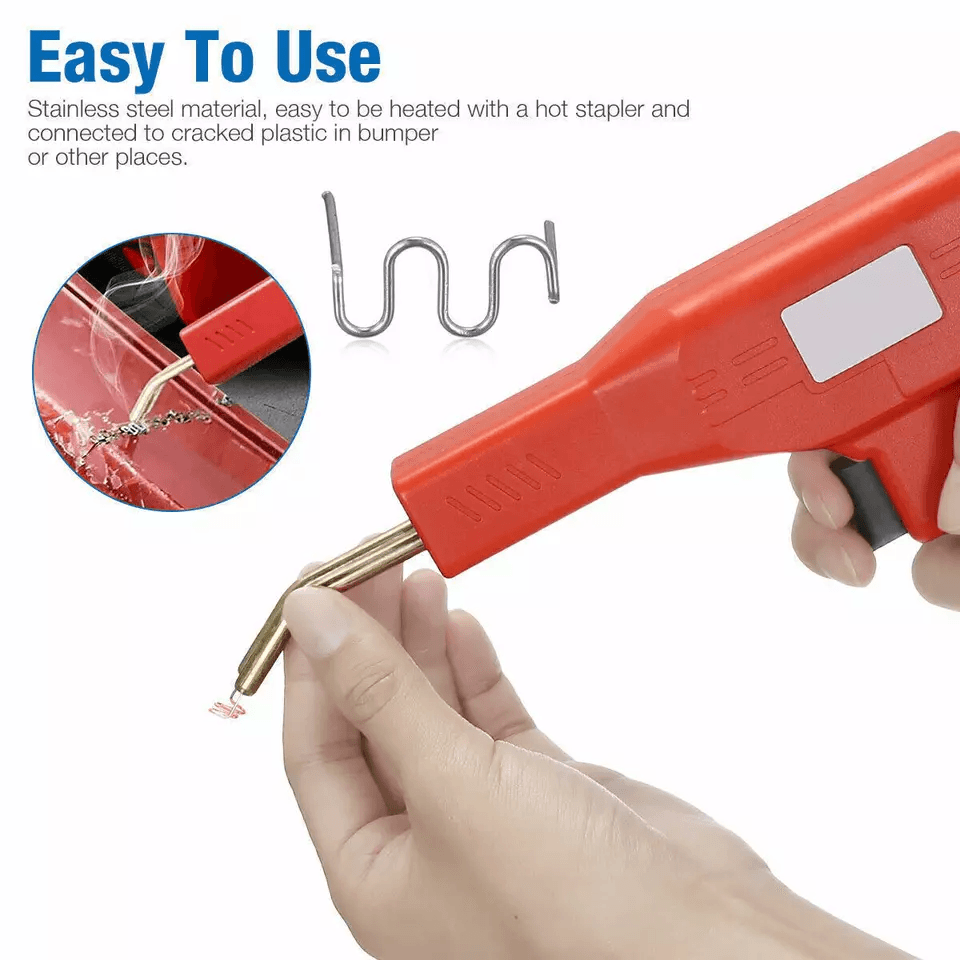 Hot Stapler Staples Kit For Plastic Welder Gun Car Bumper Fender Repair 3