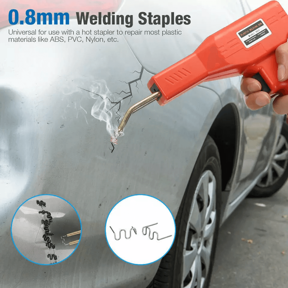 Hot Stapler Staples Kit For Plastic Welder Gun Car Bumper Fender Repair 5