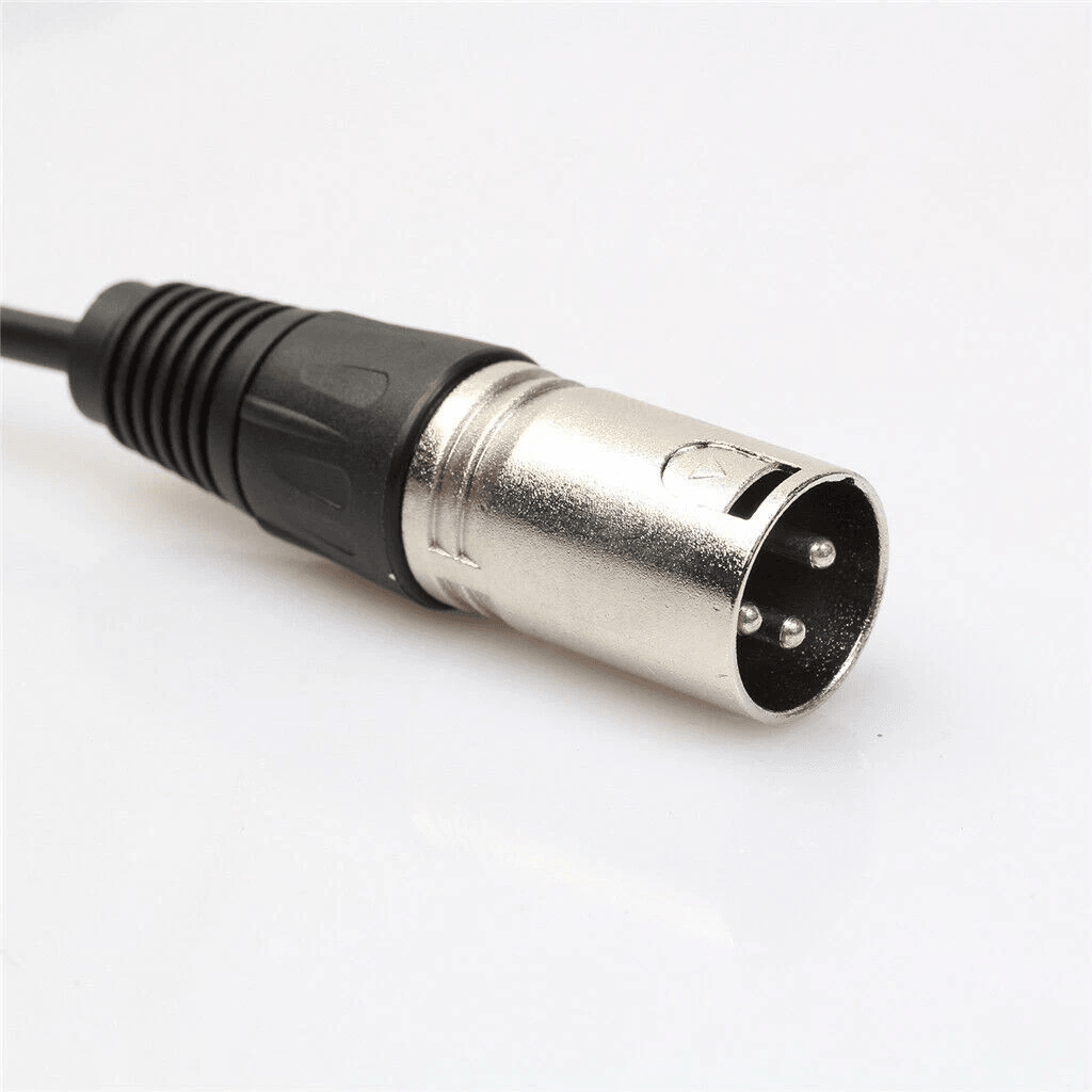 3Pin XLR Female Jack To Dual 2 Male Plug Y Splitter Cable Adapter Microphone USA Balanced Audio Cor 3