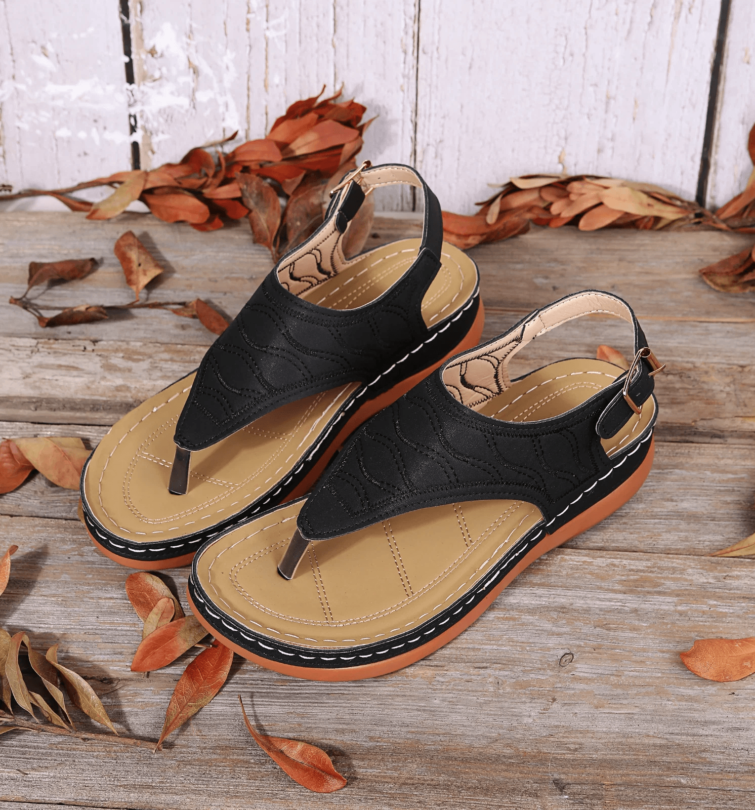 Women Orthopedic Sandals Casual Flat Shoes Flip Flops With Arch Support Bunion Correction NonSlip C 6