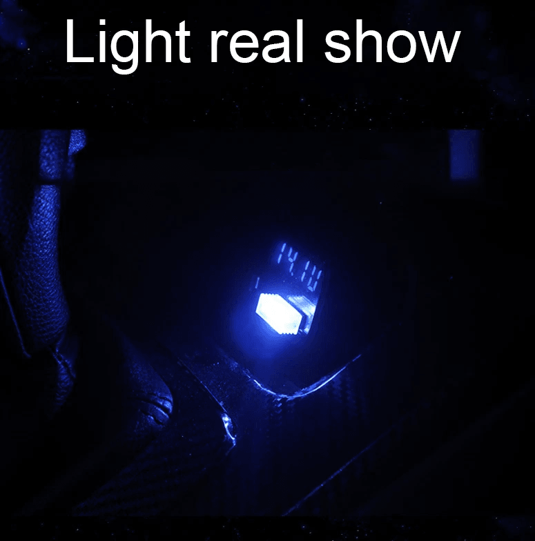 Mini Blue LED USB Car Interior Light Set Ambient Neon Atmosphere Lamps For Cars Laptops And Bedroom 6