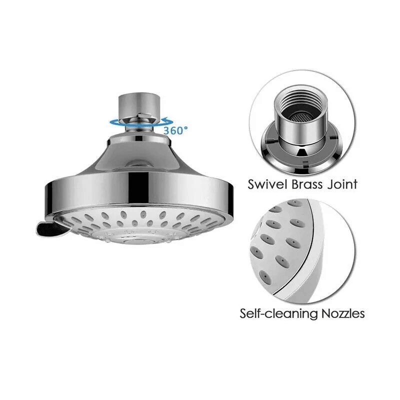 HighPressure Handheld Showerhead With Adjustable Spray Modes Top Spray Bath Accessory 2