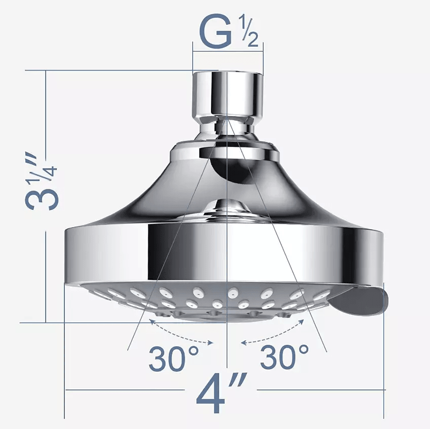 HighPressure Handheld Showerhead With Adjustable Spray Modes Top Spray Bath Accessory 5