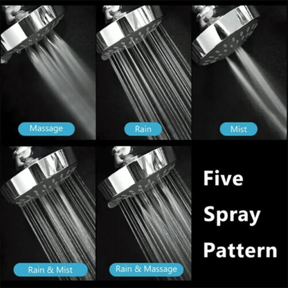HighPressure Handheld Showerhead With Adjustable Spray Modes Top Spray Bath Accessory 3