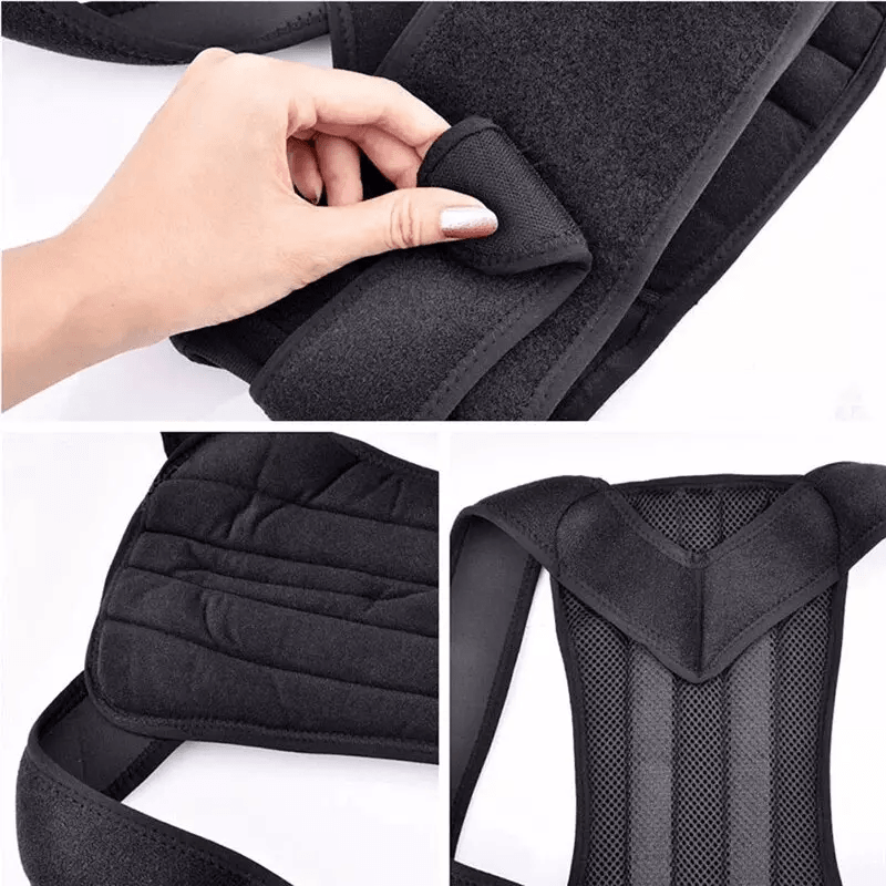 Adjustable Posture Corrector Low Back Support Shoulder Brace Belt For Men Women Pain Relief Lumbar  7