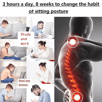 Adjustable Posture Corrector Low Back Support Shoulder Brace Belt For Men Women Pain Relief Lumbar  3