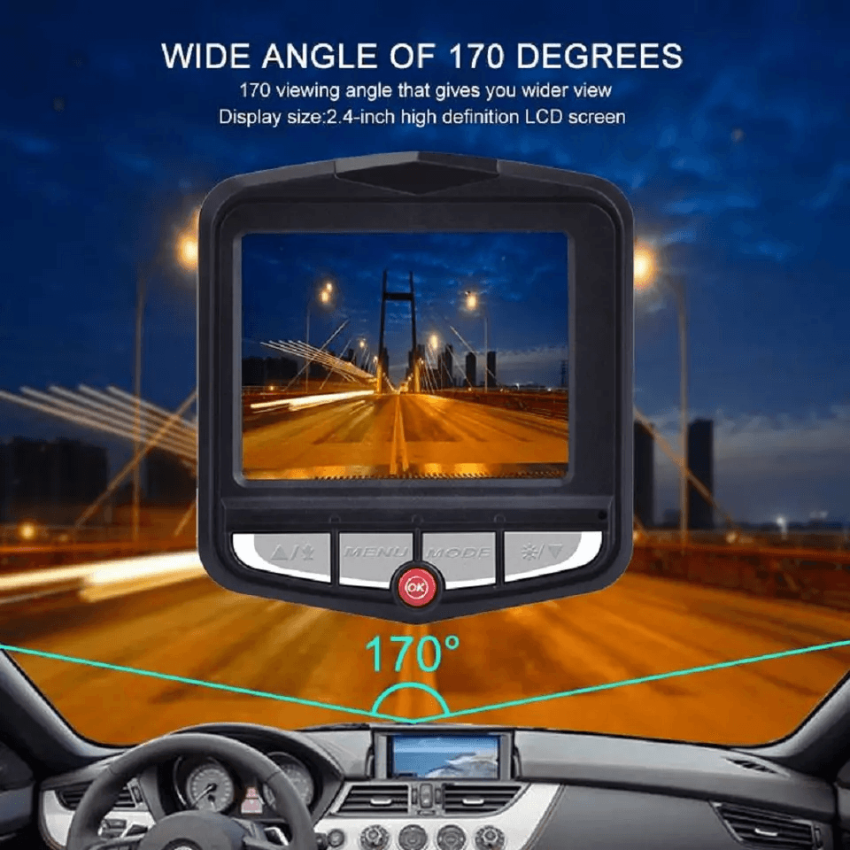 Dash Cam Car DVR Front Rear Camera GSensor Night Vision Full HD 2