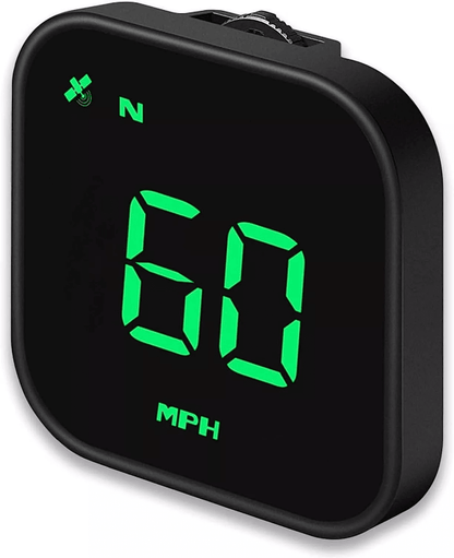 Digital Car HUD GPS Speedometer Head Up Display With MPHKMH Compass Overspeed Alarms Universal Fit  10