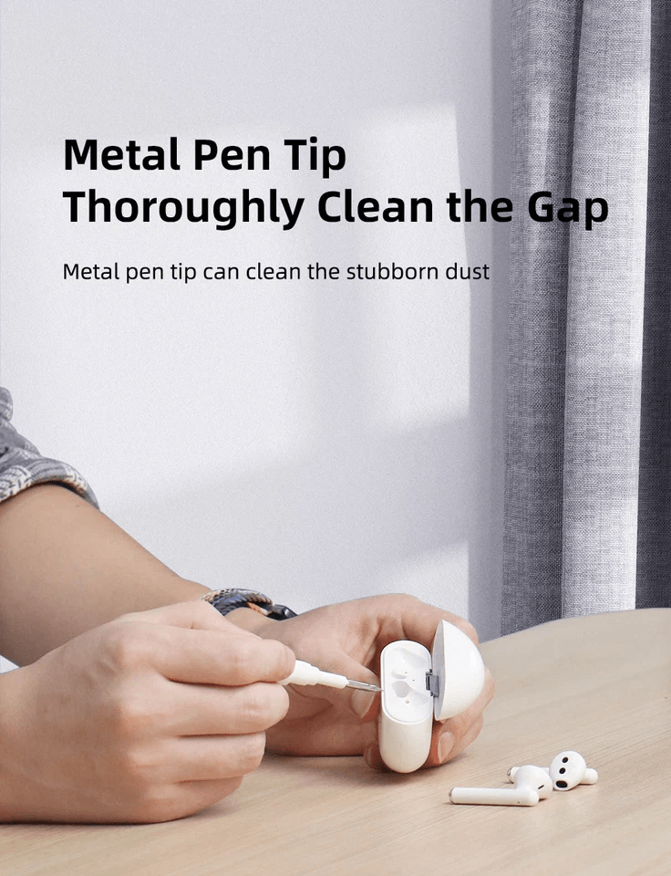 MultiUse Cleaning Pen For AirPods Pro Earphones Cleaner Kit With Soft Brush Case And Earbuds Deep C 1