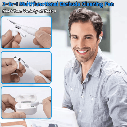 MultiUse Cleaning Pen For AirPods Pro Earphones Cleaner Kit With Soft Brush Case And Earbuds Deep C 6