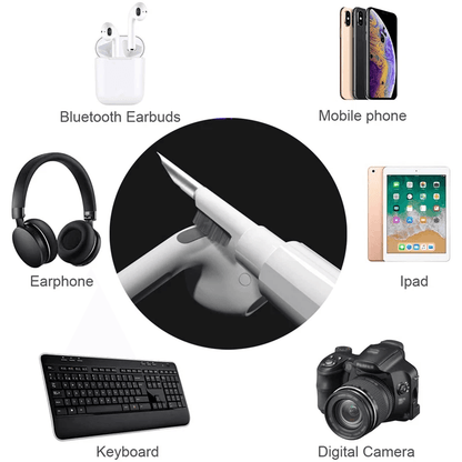 MultiUse Cleaning Pen For AirPods Pro Earphones Cleaner Kit With Soft Brush Case And Earbuds Deep C 12