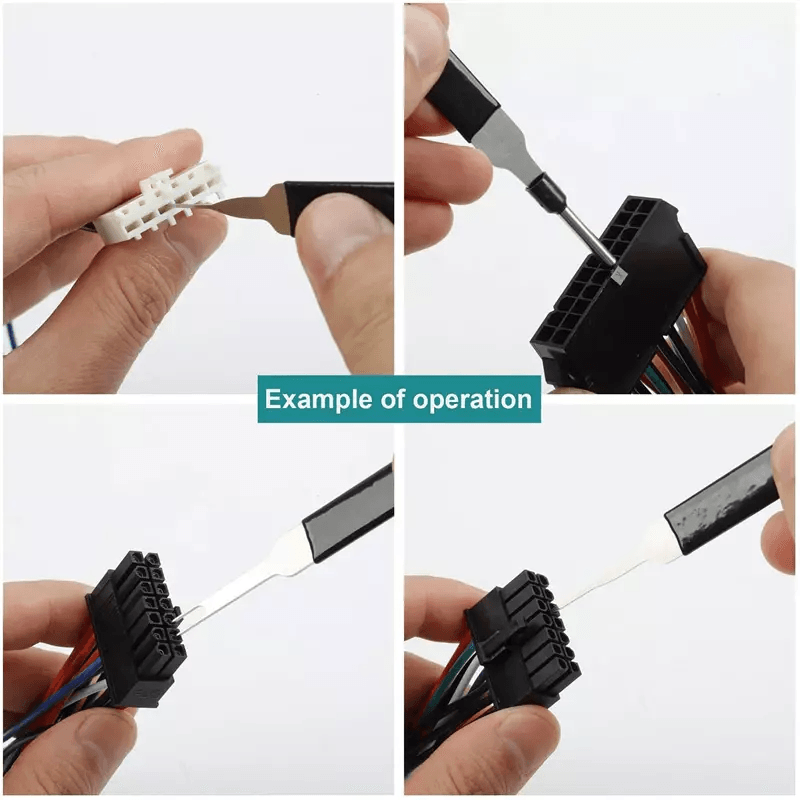 18Pcs Heavy Duty Car Terminal Removal Kit  Thick Wire Connector Pin Release Tool Set For Automotive 11
