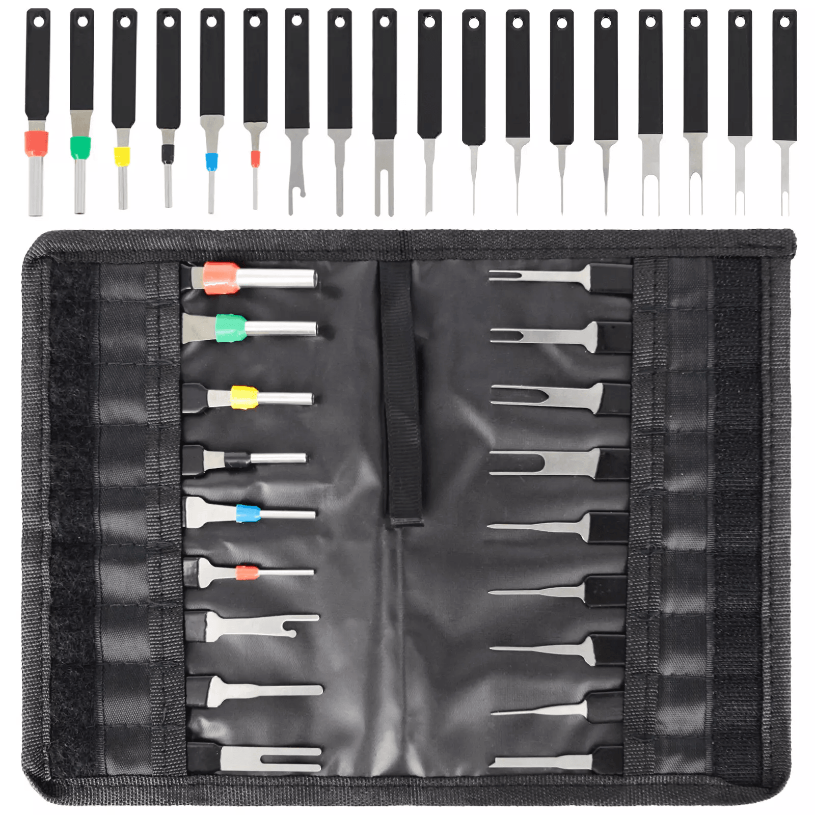 18Pcs Heavy Duty Car Terminal Removal Kit  Thick Wire Connector Pin Release Tool Set For Automotive 3