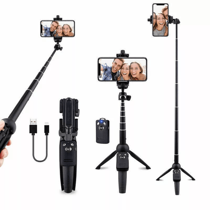 Selfie Stick Tripod With Bluetooth Remote For IPhone And Android Extendable Lightweight Portable Tr 6