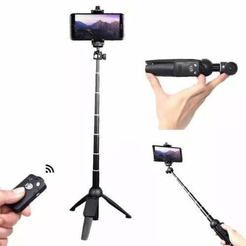 Selfie Stick Tripod With Bluetooth Remote For IPhone And Android Extendable Lightweight Portable Tr 8