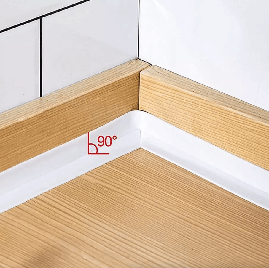 PVC Self Adhesive Caulk Sealing Strip Tape For Kitchen Wall Sink Toilet Waterproof Flexible Trim Fo 11
