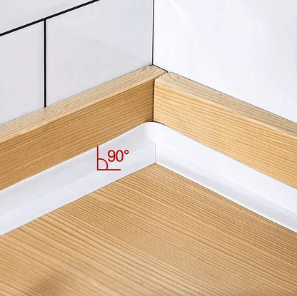 PVC Self Adhesive Caulk Sealing Strip Tape For Kitchen Wall Sink Toilet Waterproof Flexible Trim Fo 11