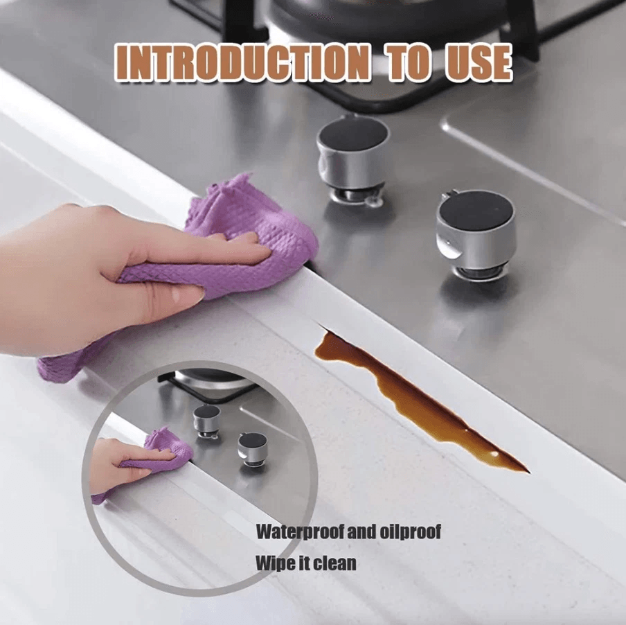 PVC Self Adhesive Caulk Sealing Strip Tape For Kitchen Wall Sink Toilet Waterproof Flexible Trim Fo 1