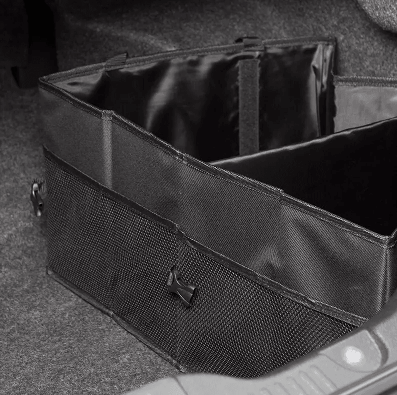 Heavy Duty Trunk Cargo Organizer Folding Storage Bin 40L For Car Truck SUV  Waterproof Collapsible  6