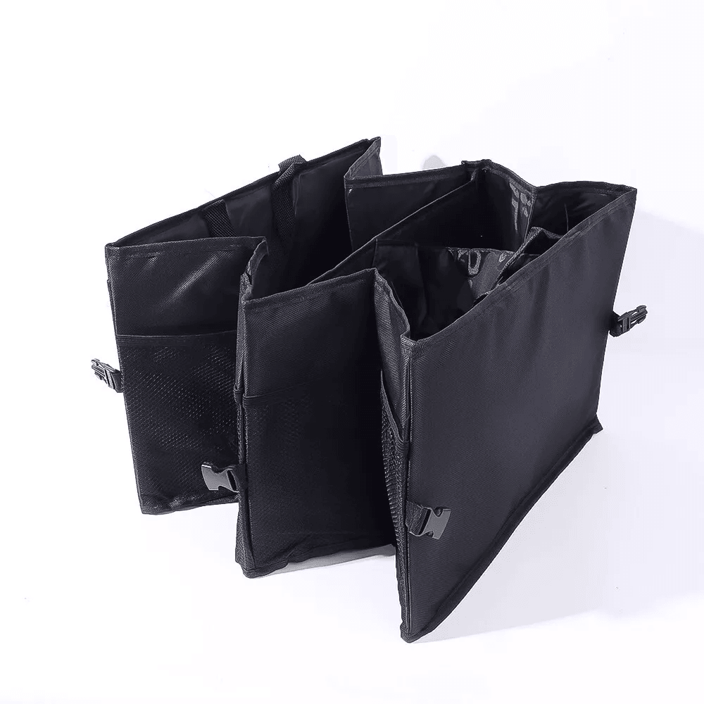 Heavy Duty Trunk Cargo Organizer Folding Storage Bin 40L For Car Truck SUV  Waterproof Collapsible  7