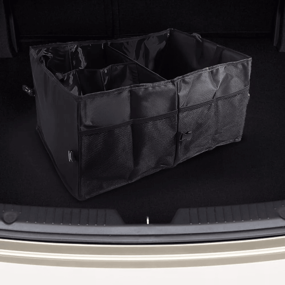 Heavy Duty Trunk Cargo Organizer Folding Storage Bin 40L For Car Truck SUV  Waterproof Collapsible  8