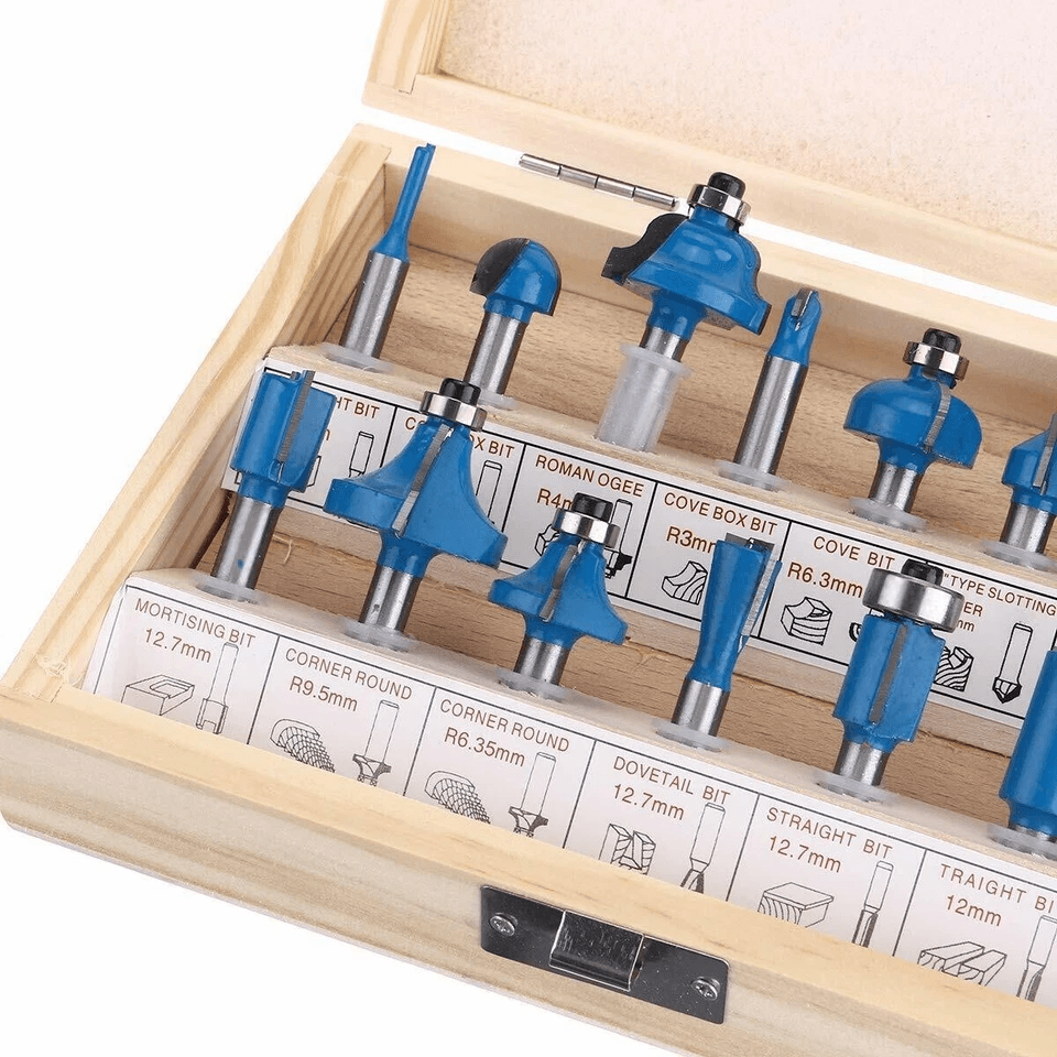 Carbon Milling Cutter Router Bit Set Tungsten Carbide Router With Shank For Woodworking And DIY Pro 4