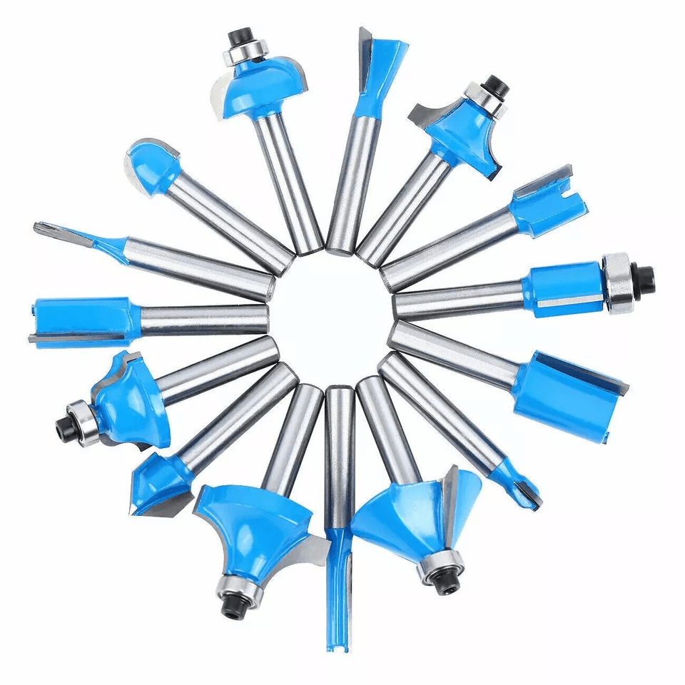 Carbon Milling Cutter Router Bit Set Tungsten Carbide Router With Shank For Woodworking And DIY Pro 7
