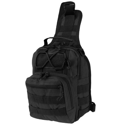 Mens Tactical Sling Backpack Shoulder Chest Pack For Outdoor Hiking  Travel 2