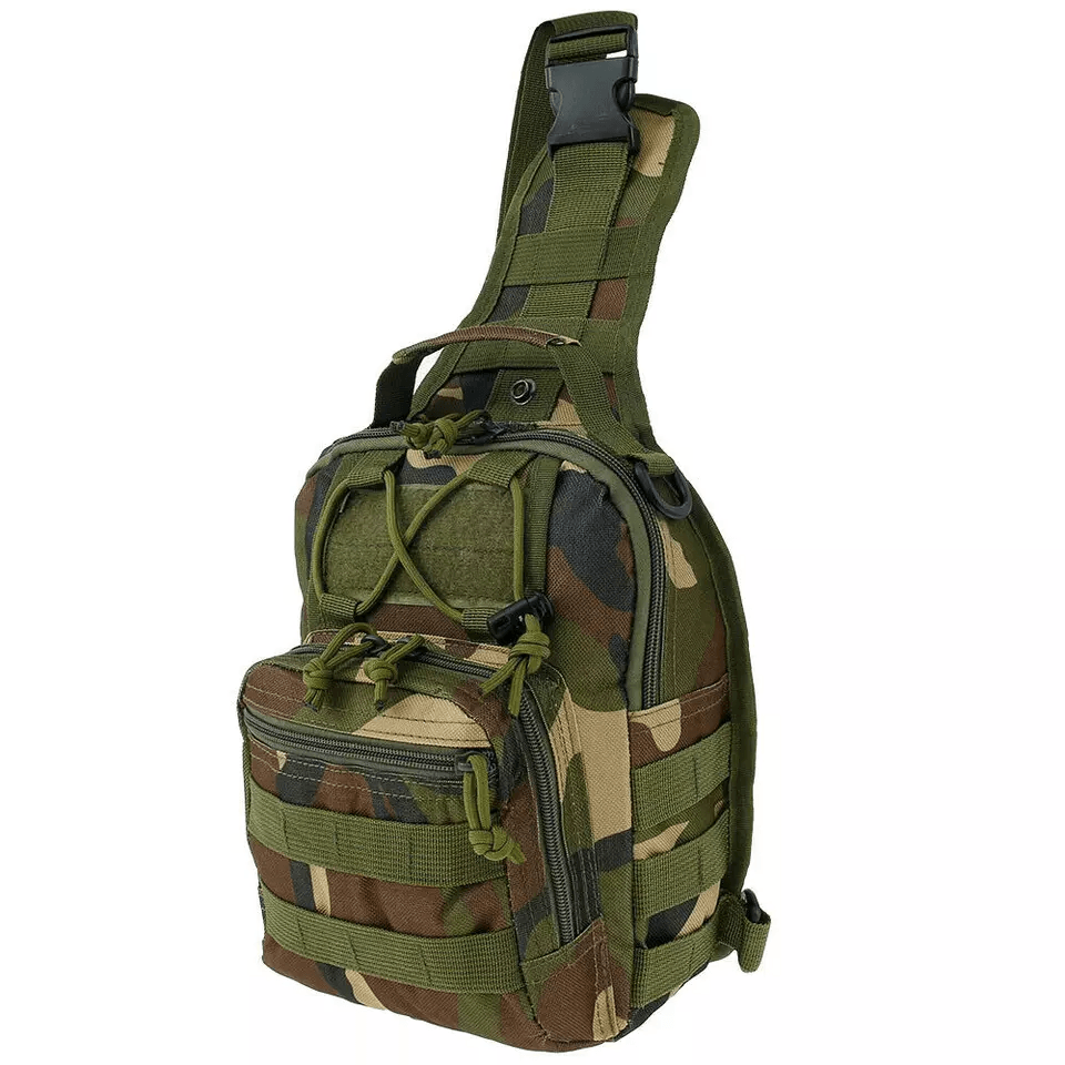 Mens Tactical Sling Backpack Shoulder Chest Pack For Outdoor Hiking  Travel 4