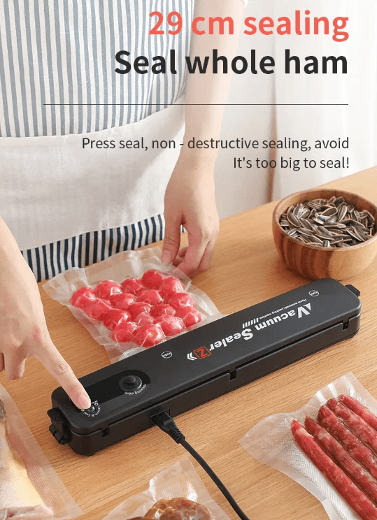 Vacuum Sealer Machine Food Preservation Storage Saver Automatic Kitchen Sealing System With Seal Ba 8