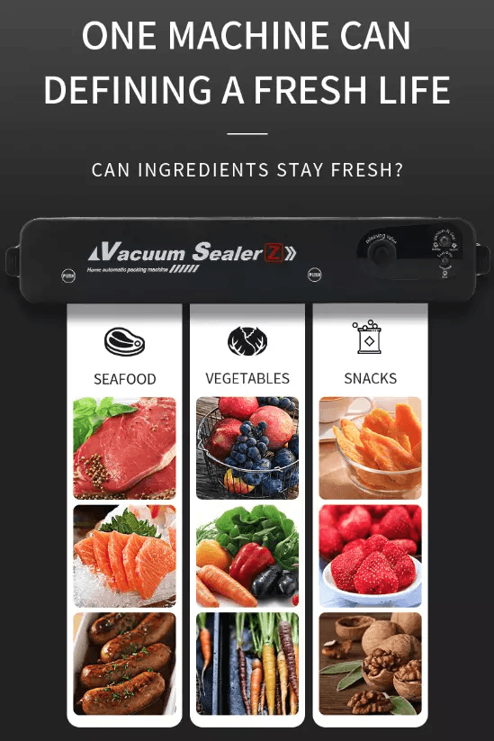 Vacuum Sealer Machine Food Preservation Storage Saver Automatic Kitchen Sealing System With Seal Ba 9