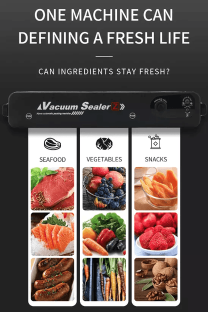 Vacuum Sealer Machine Food Preservation Storage Saver Automatic Kitchen Sealing System With Seal Ba 9