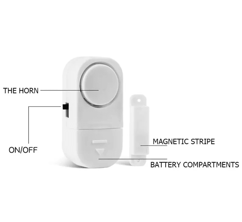 Wireless Home Security Alarm Door Window Magnetic Sensor Burglar Alert System 2