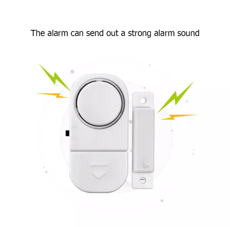 Wireless Home Security Alarm, Door Window Magnetic Sensor Burglar Alert System