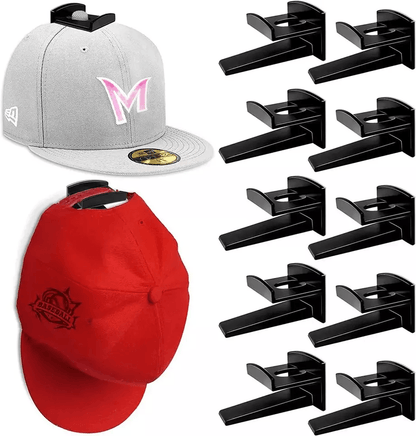 Baseball Cap Hat Rack Wall Door Hanger Holder With 12 Adhesive Hooks Storage Organizer For Hats Cap 1