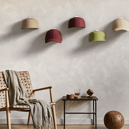Baseball Cap Hat Rack Wall Door Hanger Holder With 12 Adhesive Hooks Storage Organizer For Hats Cap 4