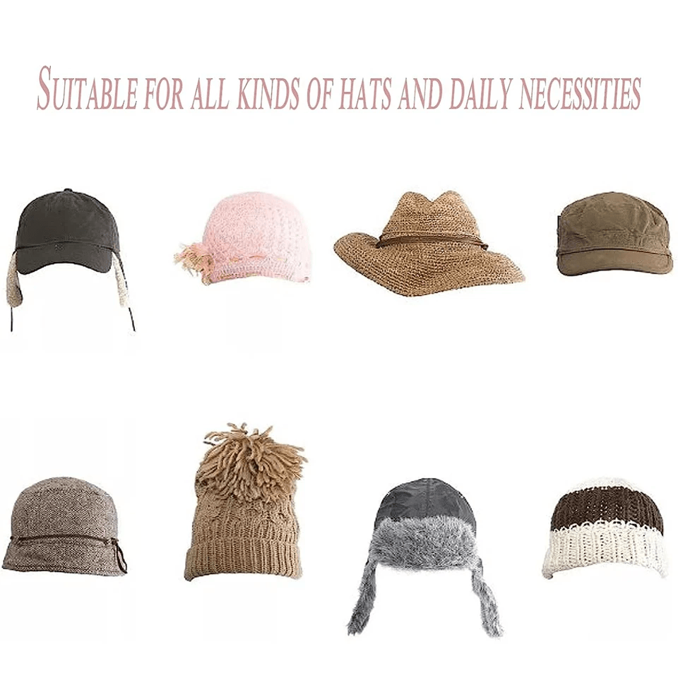 Baseball Cap Hat Rack Wall Door Hanger Holder With 12 Adhesive Hooks Storage Organizer For Hats Cap 11