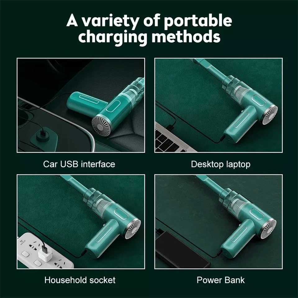 Cordless Hand Held Vacuum Cleaner Mini Portable Car Auto Home Wireless With Strong Suction Recharge 8