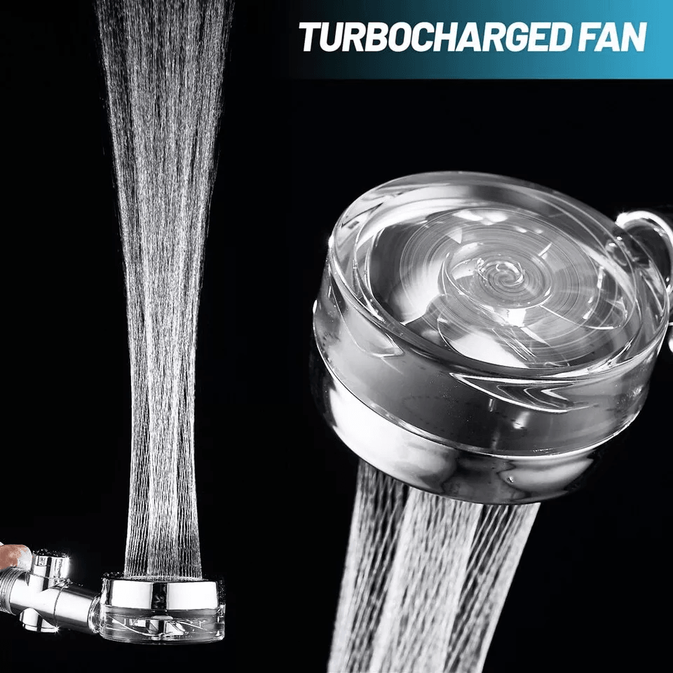 High Pressure Shower Head Turbocharged Water Saving Design 1