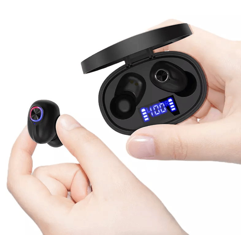 Wireless TWS Bluetooth Earbuds With Noise Cancelling Mic Waterproof Stereo Headphones Smart LCD Dis 18