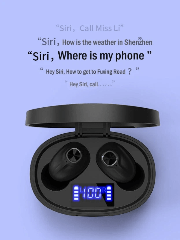 Wireless TWS Bluetooth Earbuds With Noise Cancelling Mic Waterproof Stereo Headphones Smart LCD Dis 11