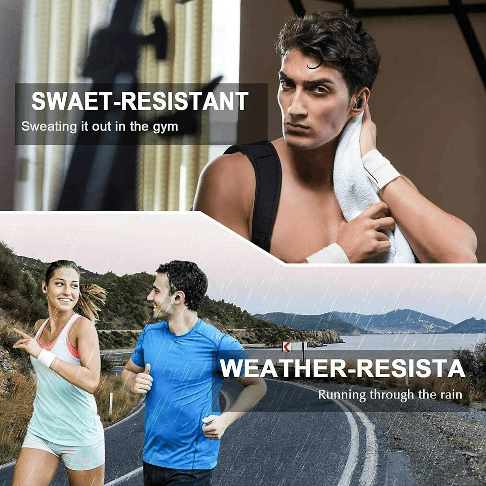 Wireless TWS Bluetooth Earbuds With Noise Cancelling Mic Waterproof Stereo Headphones Smart LCD Dis 3