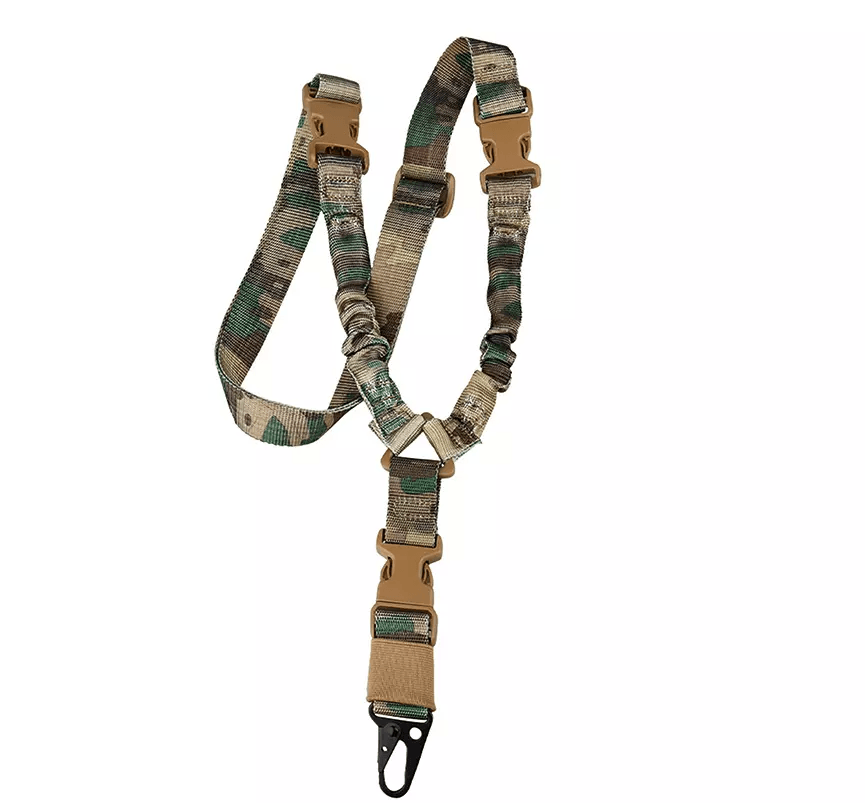 Tactical One Point Gun Sling Heavy Duty Adjustable Rifle Strap With Quick Detach QD Buckle 0
