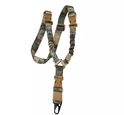 Tactical One Point Gun Sling Heavy Duty Adjustable Rifle Strap With Quick Detach QD Buckle 0
