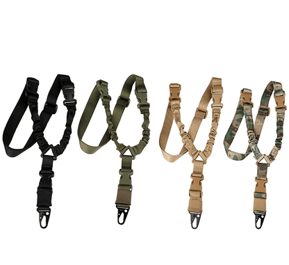 Tactical One Point Gun Sling Heavy Duty Adjustable Rifle Strap With Quick Detach QD Buckle 2