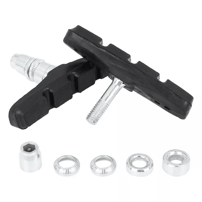 5 Pairs High Grade Cycling Bicycle Bike V Brake Pads 70mm Shoes Pads Black For Mountain Road MTB Cr 14