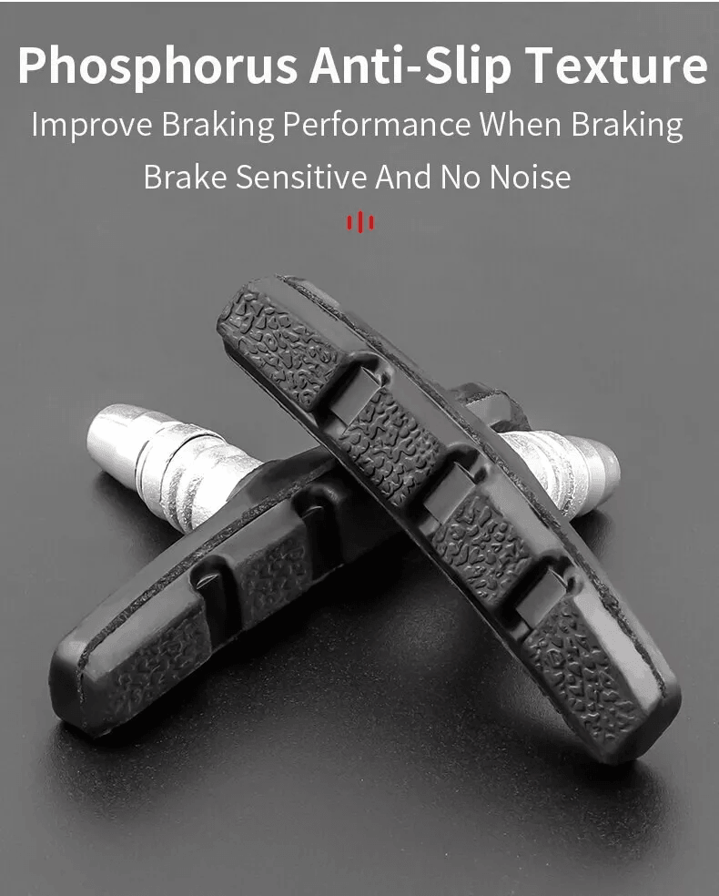 5 Pairs High Grade Cycling Bicycle Bike V Brake Pads 70mm Shoes Pads Black For Mountain Road MTB Cr 1
