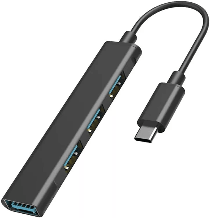 USB-C Type C to USB Hub Splitter, Adapter for MacBook, iPad, PC, Phone