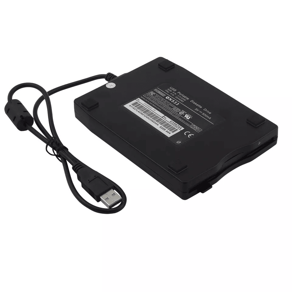 USB Data External Floppy Disk Drive For Laptop PC Win Mac Portable Plug  Play Floppy Disk Reader Wr 1