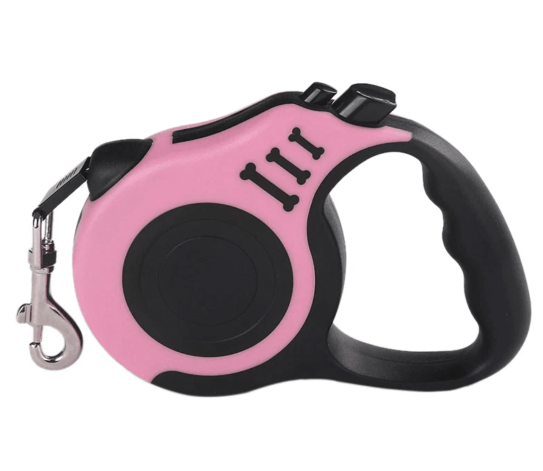 165FT Automatic Retractable Dog Leash With Lock Durable TangleFree Pet Collar Walking Lead For Medi 13